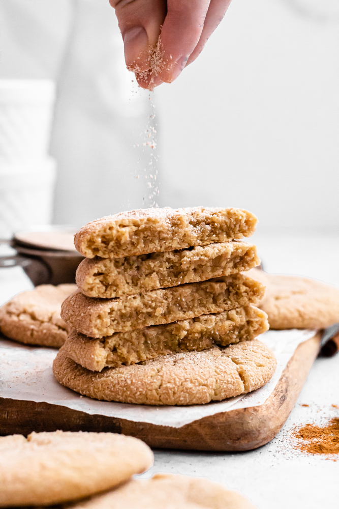 The Best Healthy Snickerdoodles